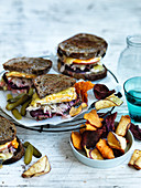 Beetroot and Apple Reuben Sandwiches