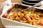 Oven-roasted carrots with Parmesan crumble