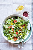 Green Salad with Pearl Barley