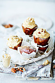 Little Carrot Cakes with Date Frosting