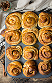 Puff pastry with cinnamon