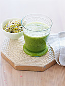 A green apple and celery smoothie
