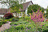 Half-timbered house (district teaching garden, Steinfurt, Germany)