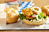 Baked fish with remoulade