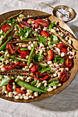 Field Pea Salad with Okra and Tomatoes