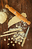 Handmade ricotta cheese gnocchi - step
