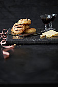 Mini port-spiked eccles cakes (England)