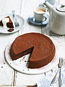 Chocolate, cardamom and hazelnut torte
