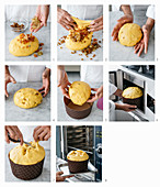 Einen Panettone backen