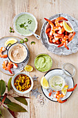 Festive sauces and dips
