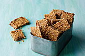 Muesli bars made with bananas and buck wheat