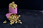 Karamell-Popcorn mit Meersalz