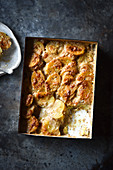 Cacio Pepe Potato Bake (potato gratin with cheese and pepper)