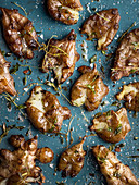 Oven-roasted Jerusalem artichokes with herbs