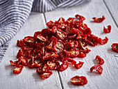 Dried tomatoes from a dehydrator