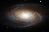 Messier 81 spiral galaxy,Hubble image