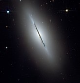 Messier 102 lenticular galaxy,Hubble image