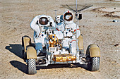 Apollo 15 lunar rover training,1970s