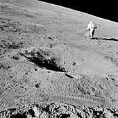Apollo 15 lunar surface exploration,July 1971