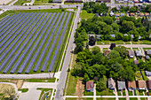 Urban solar farm,Detroit,USA