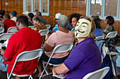 Facial recognition cameras protest,Detroit,USA