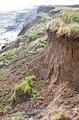 Coastal erosion at Mappleton,East Yorkshire,UK