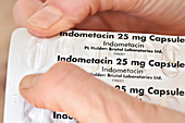 Indomethacin painkilling drug