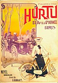Advertisement for Hurtu cars and bicycles, c1900s