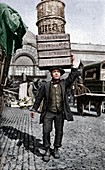 A Covent Garden market porter, London, c1922