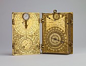 Gilt-brass cased clock-watch, c1580
