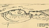 Castle Hedingham, Essex (Partial Reconstruction), (1931)