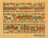 Sections of the Bayeux Tapestry