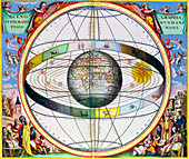 Map of Christian constellations, 1660-1661