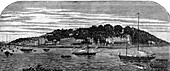 Cowes Harbour, Isle of Wight, late 19th century