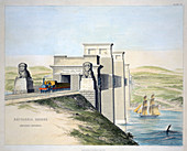 Britannia Bridge, Anglesey Entrance, Wales, 1849