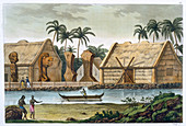 Tomb of Tamahamah at Kaiakakooa, Sandwich Islands