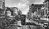 Tram on West Street, Durban, South Africa