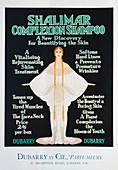Advert for Shalimar complexion shampoo by Dubarry, 1930