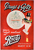 Advert for Boots the Chemists, 1913
