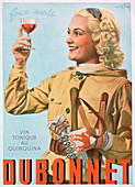 Advert for Dubonnet tonic wine, 1938