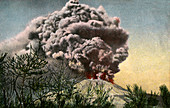 Eruption of Vesuvius, Italy, April 1906