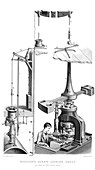 Boulton's Screw Coining Press, Used in the Royal Mint, 1866