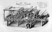 Double cylinder printing machine, 1866