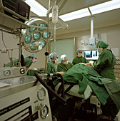 Hospital operating theatre, 1980