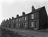 Traditional terraced housing, Yorkshire, 1959