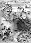 Siege of La Rochelle, France, 1627