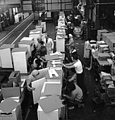 Fridge assembly line, 1964