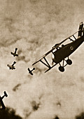 Pursuit Aerial warfare, World War I, c1916-c1918