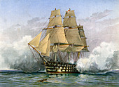 HMS 'Victory, British warship, c1890-c1893