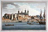 South view of the Tower of London, 1795